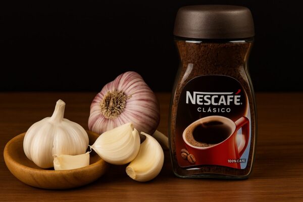 “El poder del café con ajo y más fórmulas para la potencia masculina”