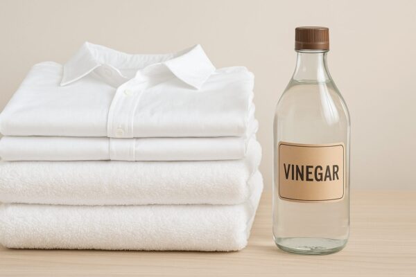 Cómo usar el vinagre para blanquear ropa y suavizar toallas