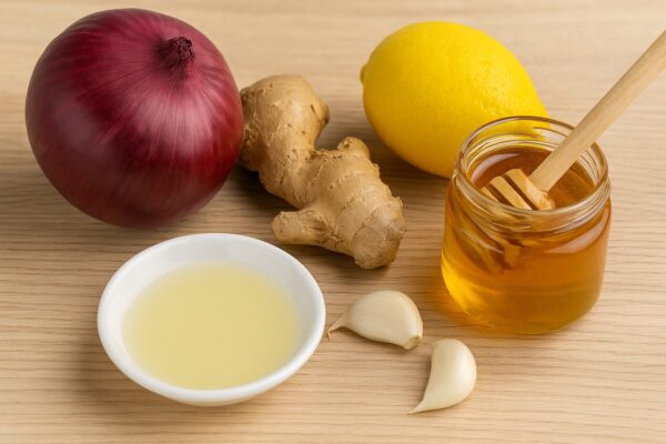 Poderosa receta con cebolla, ajo y jengibre para limpiar tus pulmones