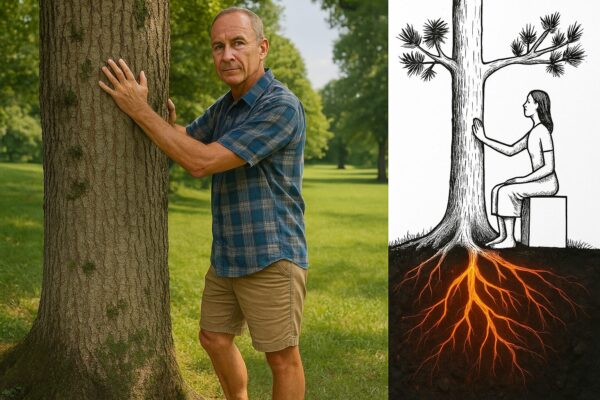 “Tocar un árbol descalzo: el hábito de 15 minutos que puede transformar tu vida”