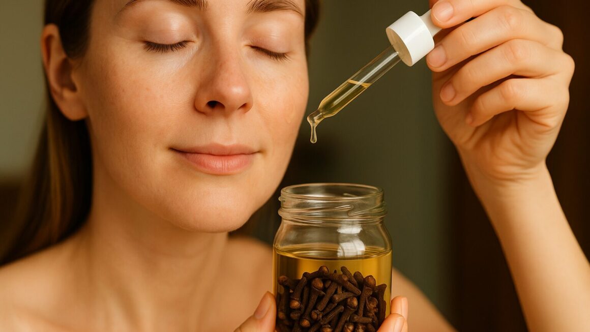 aceite de bebé con clavos de olor