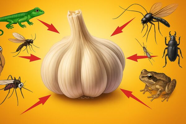 🧄 Repelente natural de ajo: elimina insectos, mosquitos y cucarachas sin químicos”