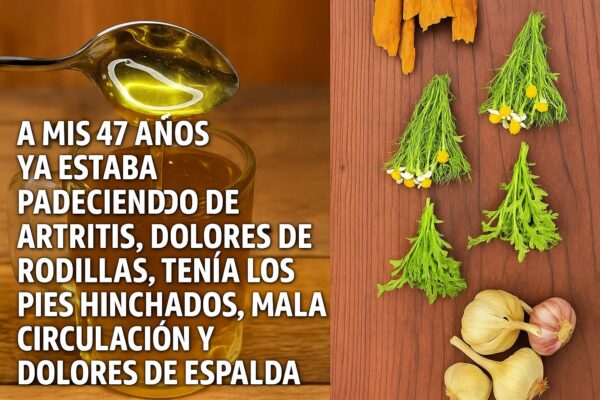 🌿 El té natural que me ayudó a eliminar la artritis, la hinchazón y el dolor de rodillas
