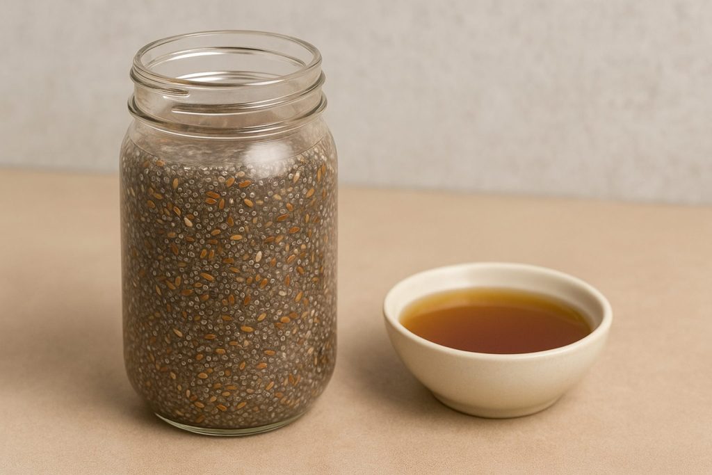 Gel de linaza y chía