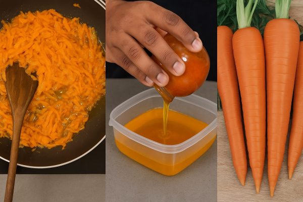 “Cómo preparar el aceite antienvejecimiento de zanahoria paso a paso”