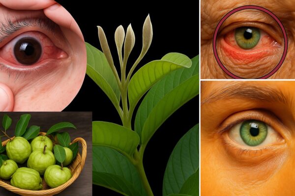 👁️ Remedios naturales con hojas de guayaba para ojos rojos y cansados