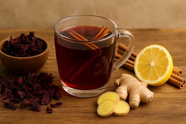 Jamaica, canela y jengibre: la infusión que limpia, desintoxica y adelgaza