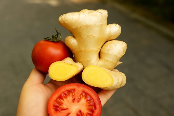 Jengibre y tomate: el jugo natural que desinflama, limpia el hígado y fortalece el corazón
