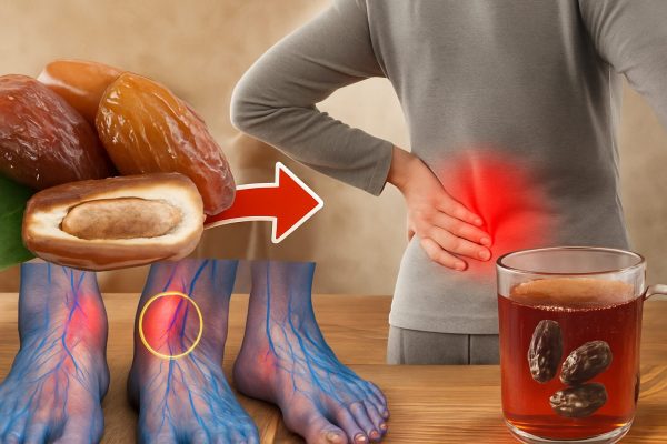 Dile adiós al dolor lumbar y la mala circulación con este remedio natural de dátiles