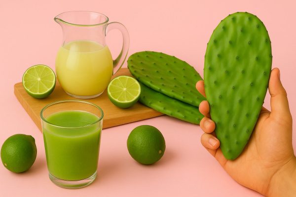 Así se Prepara el Nopal con Limón para Bajar Azúcar, Desinflamar y Depurar el Hígado Graso