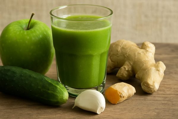 Jugo Verde Curativo: Una Bebida Potente para Hígado Graso, Colesterol y Mala Digestión