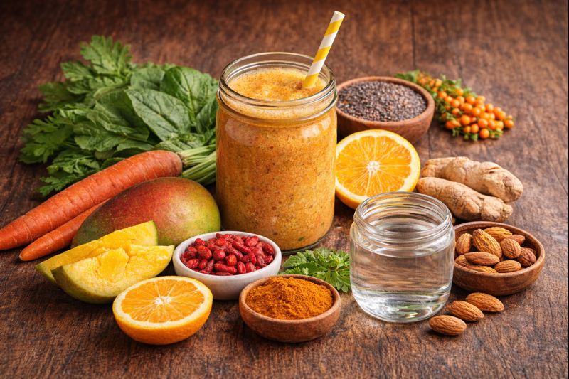 batido para la vista