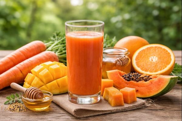Solo 1 jugo al día para apoyar la salud de tus ojos de forma natural