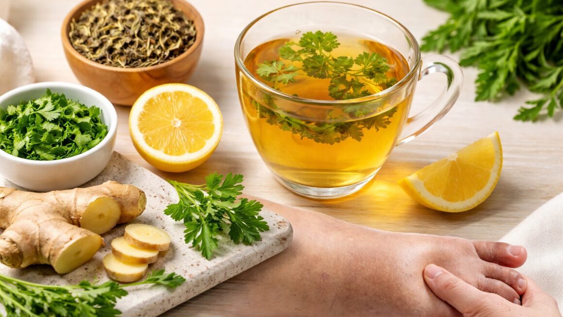 té para tobillos inflamados