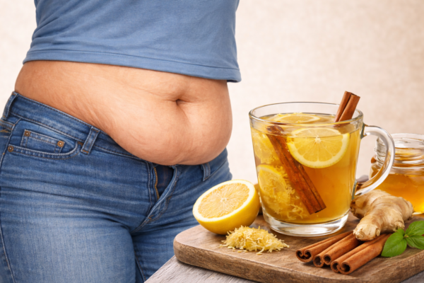 Bebida Natural para Desinflamar el Abdomen y Apoyar la Reducción del Vientre