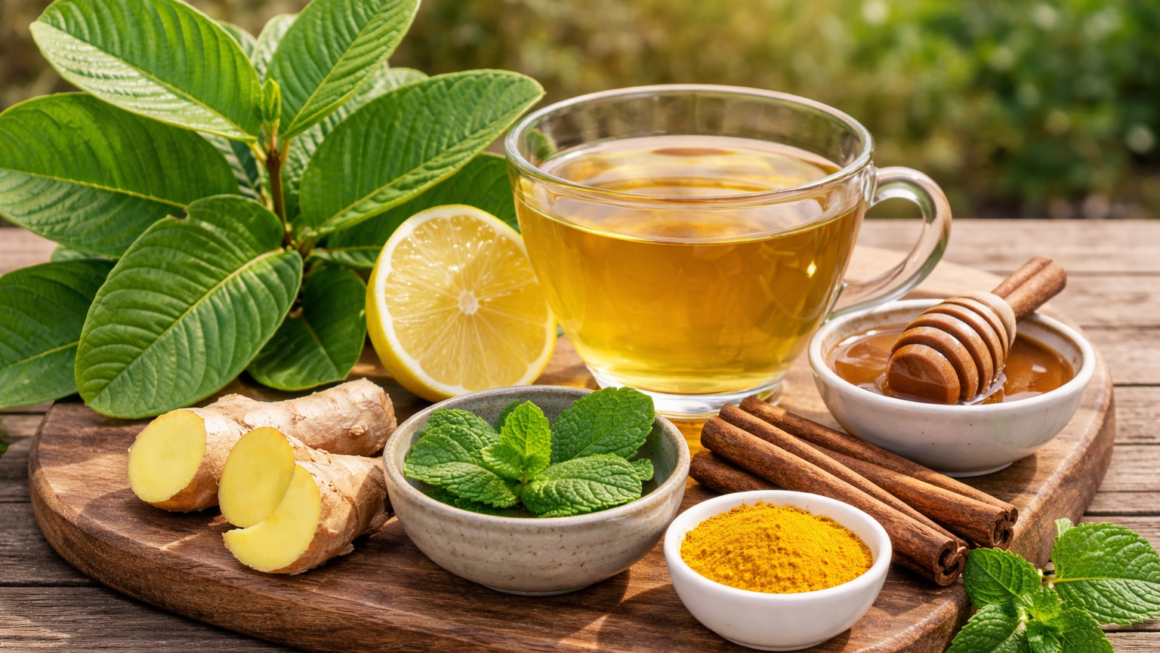 té de hojas de guayaba