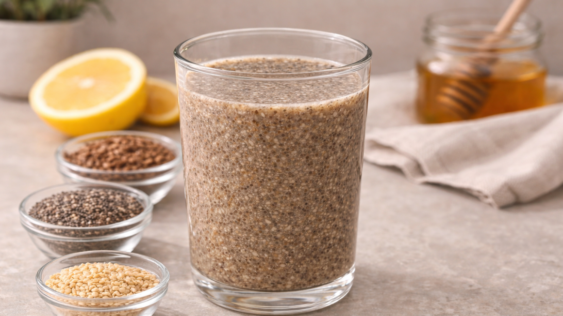 lipo casera de chía y linaza