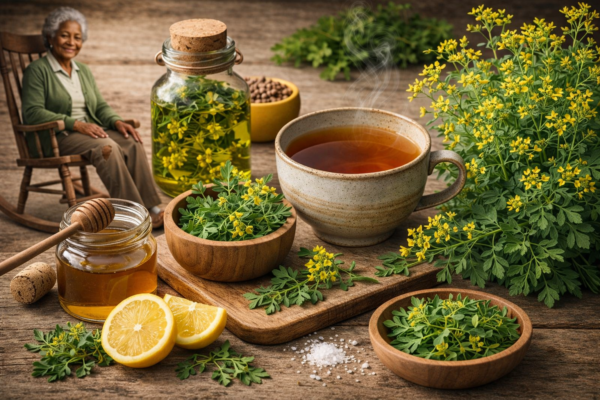 Solo 1 hoja de ruda al día: el remedio natural que puede transformar tu salud