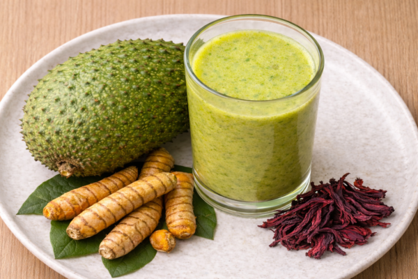 Bebida natural con guanábana y cúrcuma: así puedes apoyar tu salud paso a paso