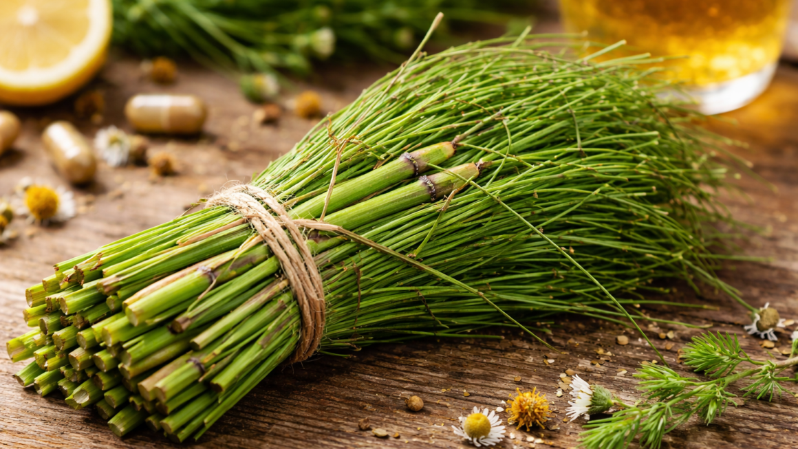 cola de caballo beneficios