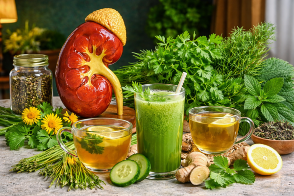 Guía completa para desintoxicar los riñones con plantas medicinales