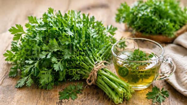 Perejil: el remedio natural para la retención de líquidos y piernas pesadas