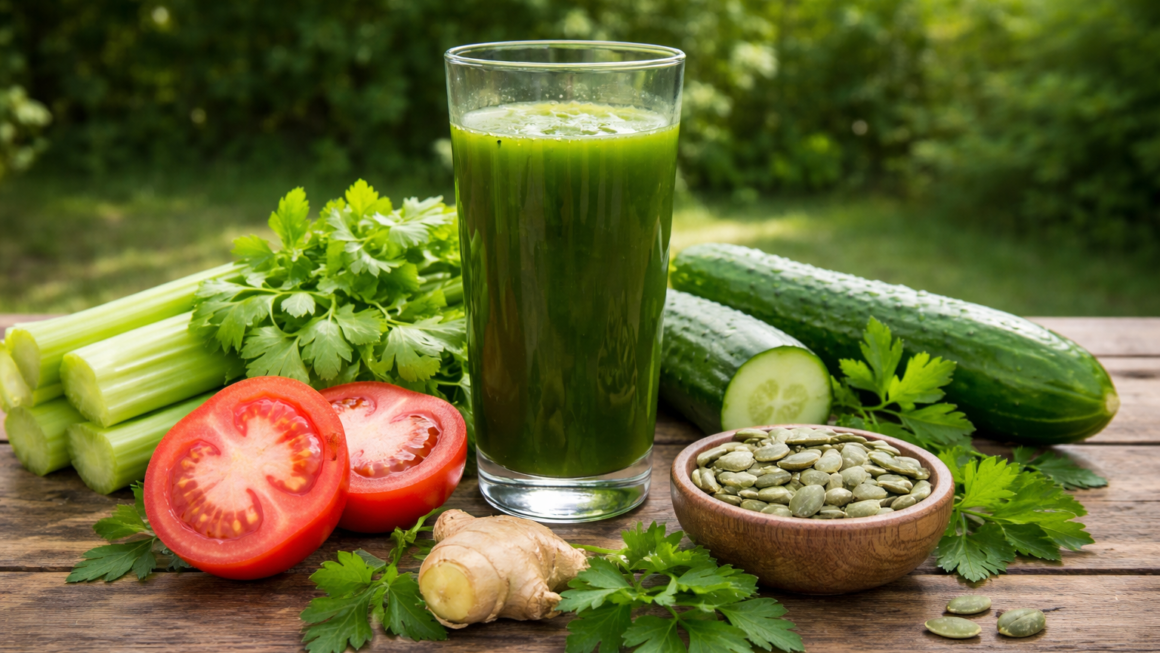 jugo para la próstata